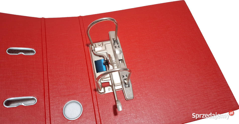 Segregator A5 PCV 73mm czerwony Esselte