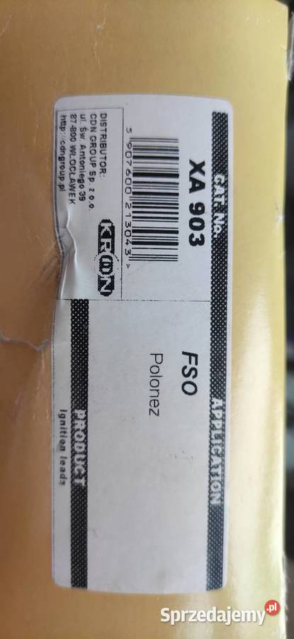 Przewody zapłonowe POLONEZ Kiełczewice Dolne