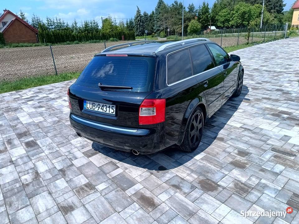 Audi A4 B6 18 Turbo BEX LPG SLine skóry czarny poduszka powietrzna A4 lubelskie Zamość