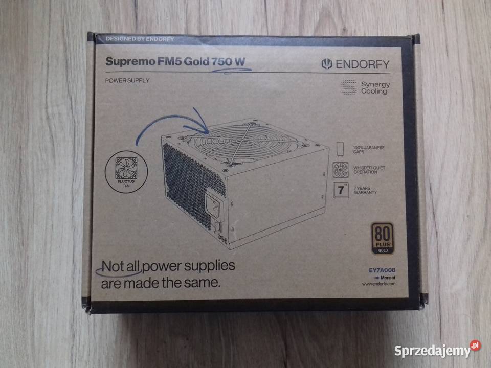 Pudełko zasilacza ATX Endorfy Supremo FM5 Gold Bydgoszcz