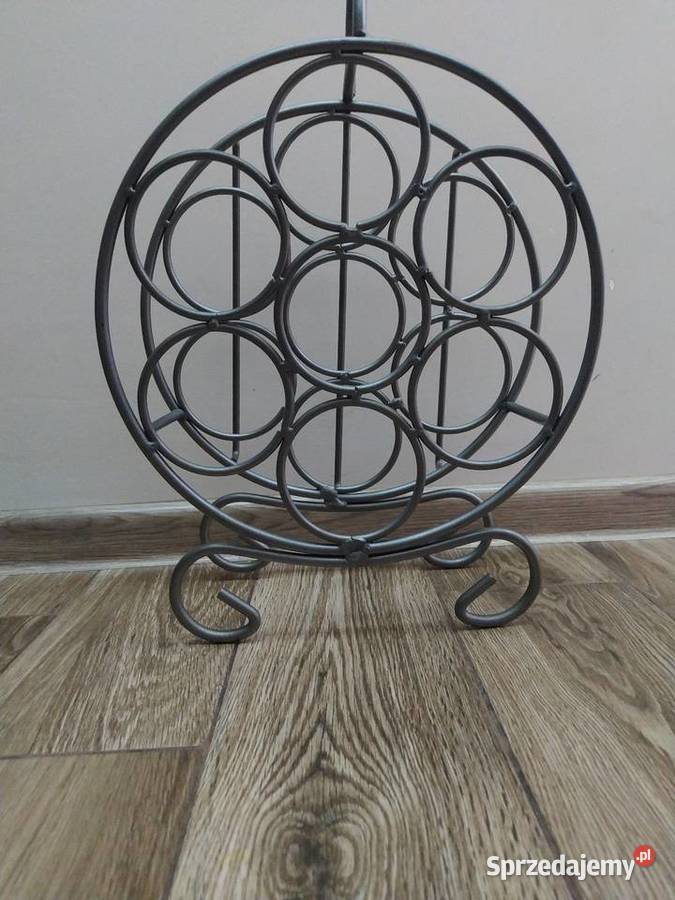 Metalowy stojak na wina regał winiarski Kraków