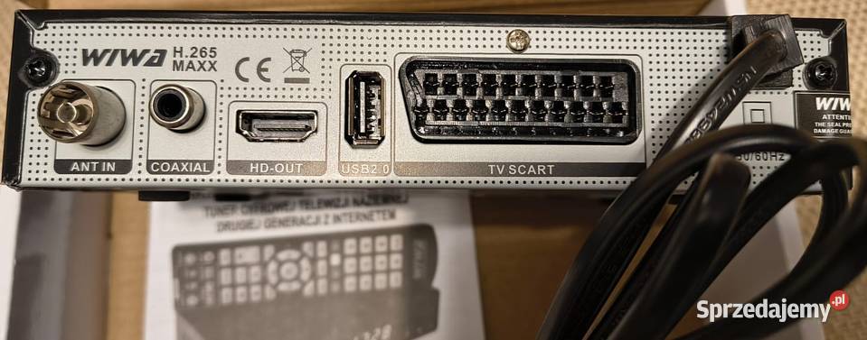 Tuner Dekoder Telewizji DVBT2 HEVC nowy Bełchatów