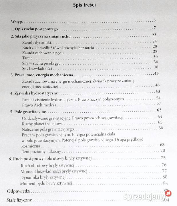 Z fizyką w przyszłość Zbiór zadań Cz1 A Bożek sprzedam