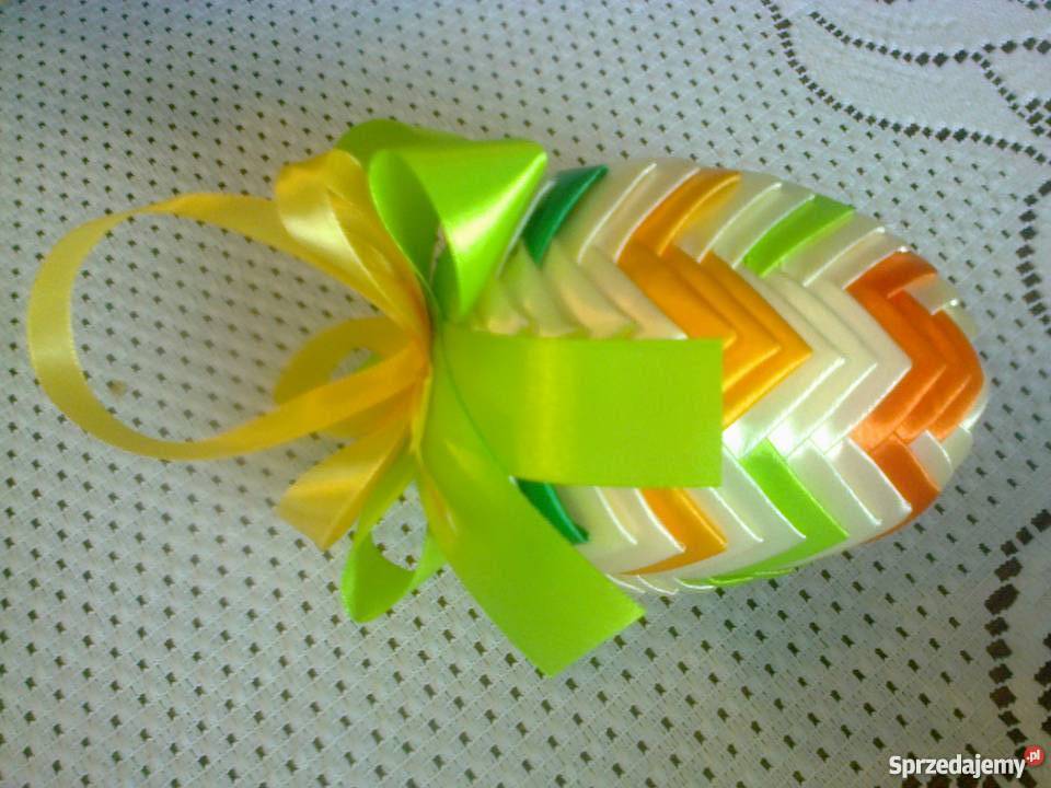 jajko styropianowe ze wstążki wys 13 Nowy Sącz