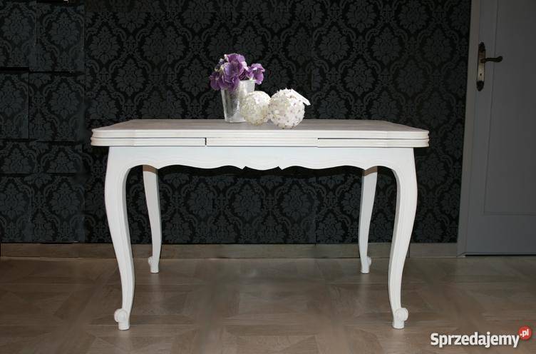 Ludwikowski prostokątny stół rozkładany biały Lublin
