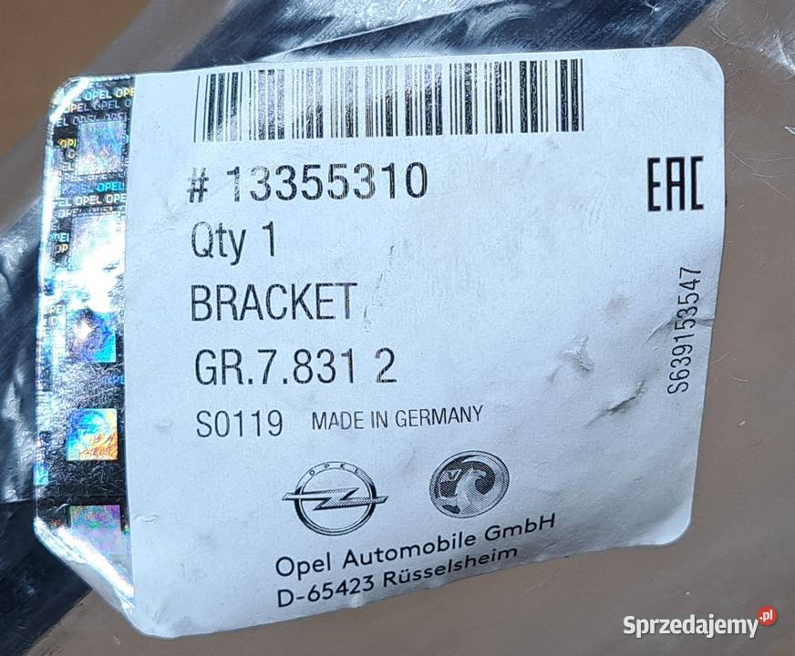 ŚLIZG MOCOWANIE ZDERZAKA BŁOTNIKA PRAWY PRZÓD osobowe Mielęcin