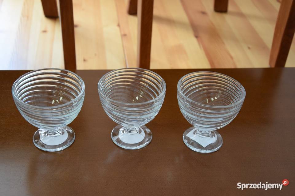 pucharki szklane do lodów 300 ml nowe Olsztyn