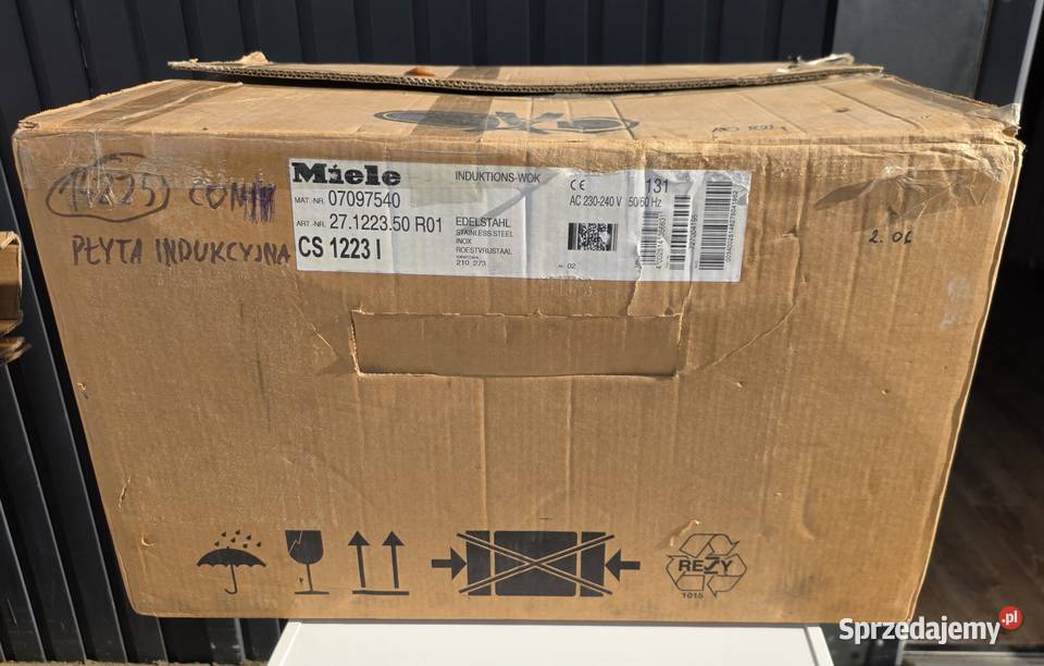 Płyta indukcyjna WOK Miele CS 1223 I Oryginalna Wrocław sprzedam