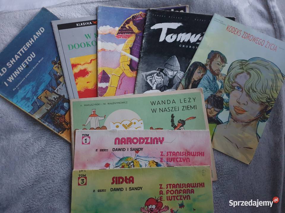Zestaw komiksów zestaw 8 komiksów polskie Gdynia