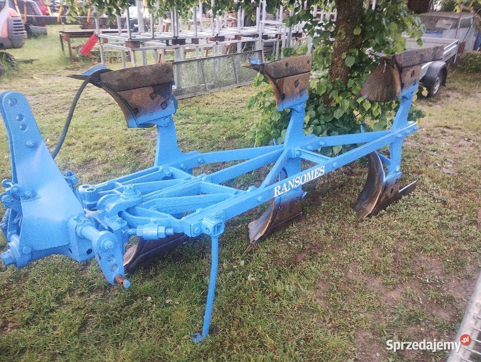 Pług lekki obrotowy 3 skibowy Ransomes Kozienice