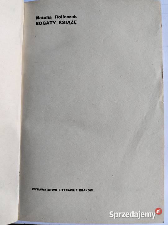 Bogaty książę Natalia Rolleczek miękka Gdynia