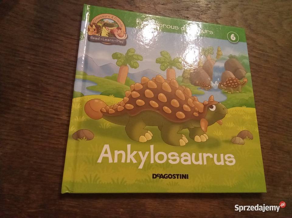 Dinosaurs and friends ankylosaurus angielsku mazowieckie Warszawa