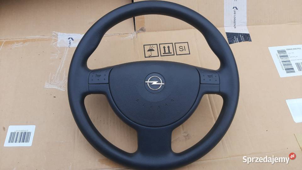 kierownica kompletna ładna Opel Corsa C Combo Kierownice Dębno