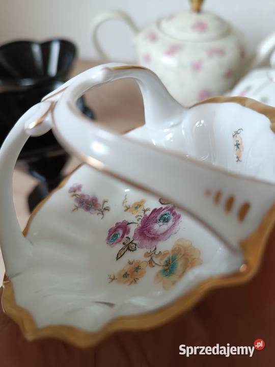 Porcelana szkło dzbanek pucharki koszyczek