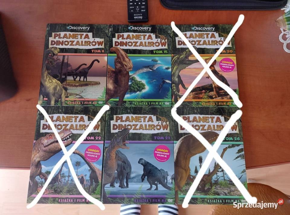 6 filmów kolekcji Planeta Dinozaurów dokument Filmy Chorzów