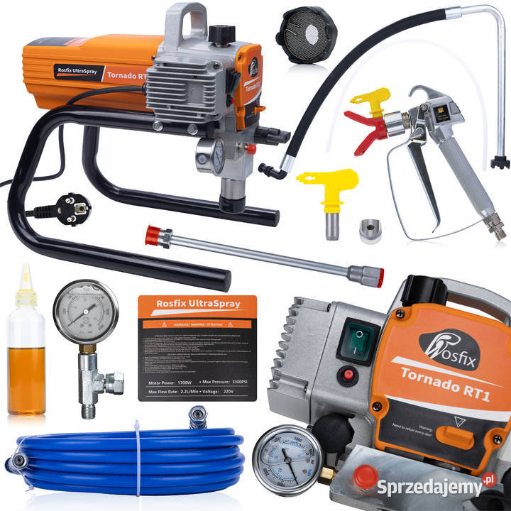 Agregat Malarski Tornado RT1 1700W 22MPA 22Lmin małopolskie Ludźmierz