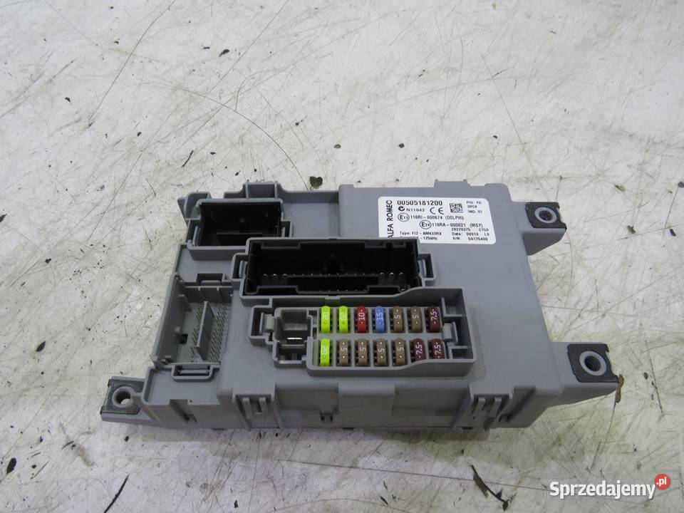SKRZYNKA BEZPIECZNIKÓW MITO 14 16V 00505181200 osobowe