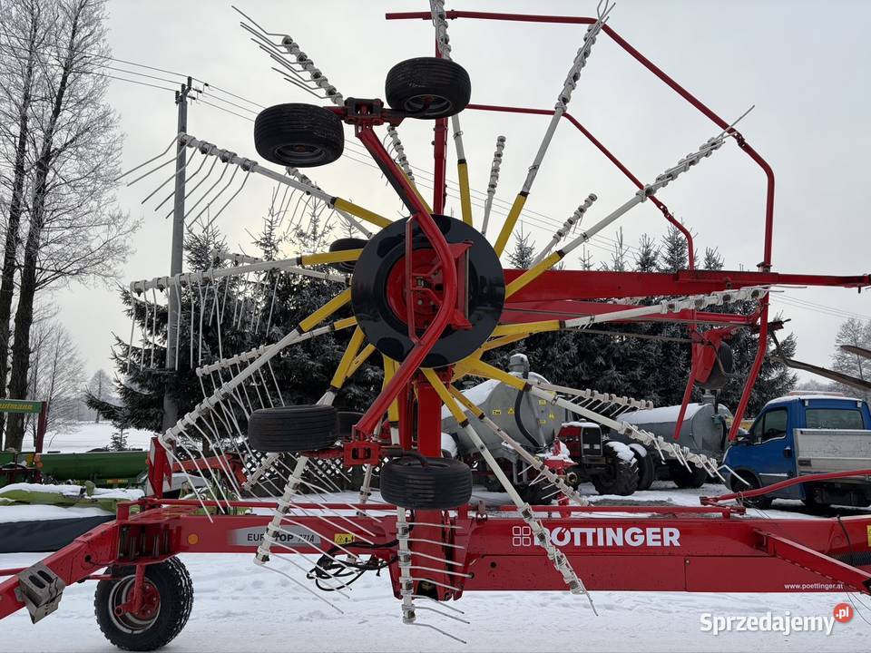 Zgrabiarka 2 karuzelowa Pottinger Euro Top 771 A mazowieckie Myszyniec