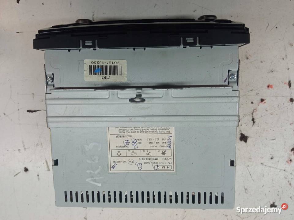 RADIO 961211J250 Hyundai i20 I 20082014 Rok produkcji 2013 sprzedam
