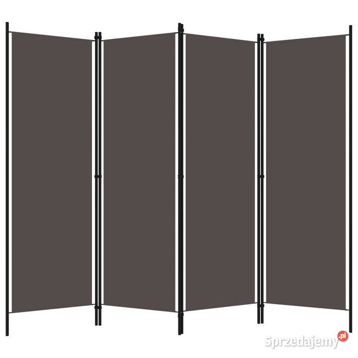 Parawan 4panelowy antracytowy 200 x 180 WM320721 mazowieckie Warszawa