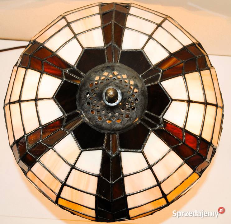 Piękna Lampa witrażowa Wysoka