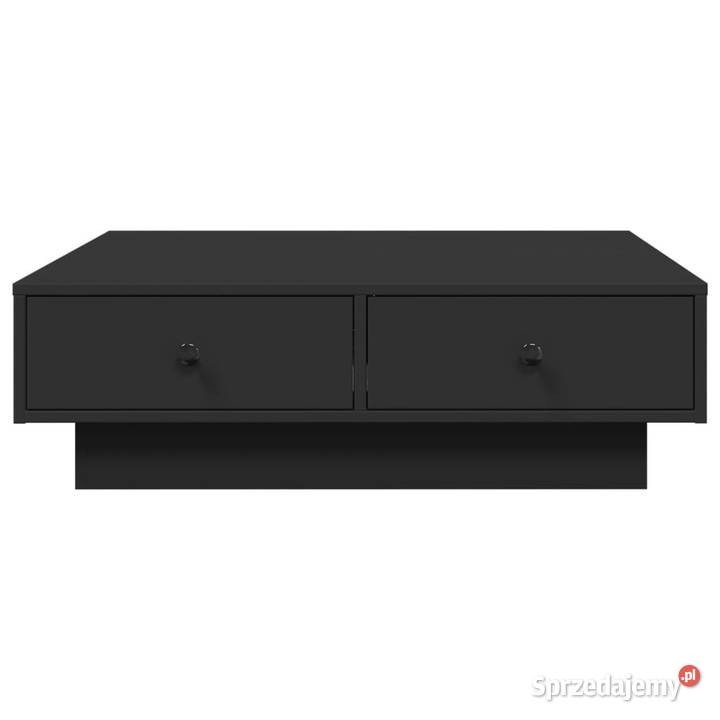 Stolik kawowy czarny 90x90x28 płyta wiórowa