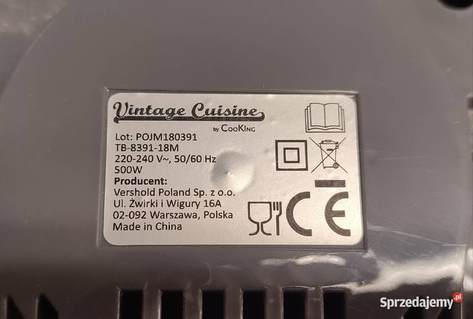 Vintage Cuisine Stopki do blendera Części i Akcesoria