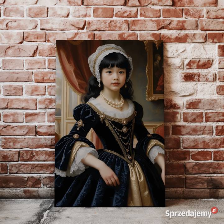 Obraz Portret Królewski na płótnie dziecko
