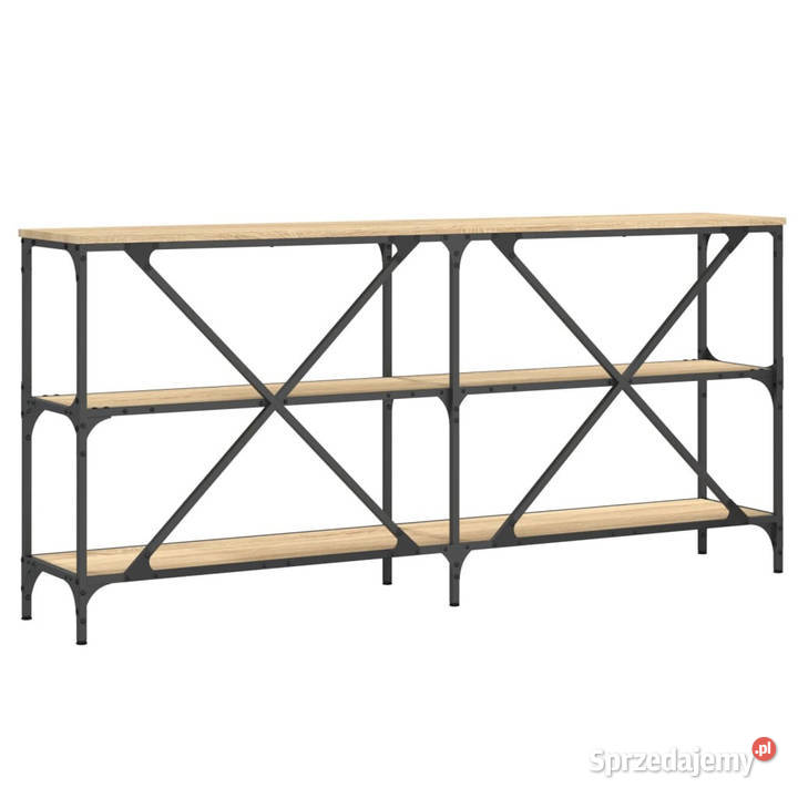 Stolik konsolowy dąb sonoma 160x30x75 WM832849 Warszawa