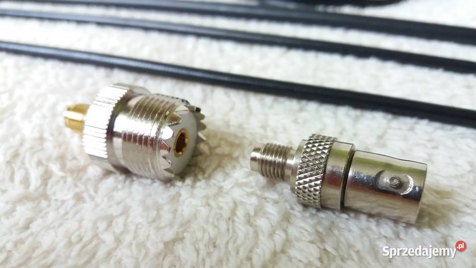 Antena VHFUHF SMA długa Adapter UC BNC i inne Płońsk