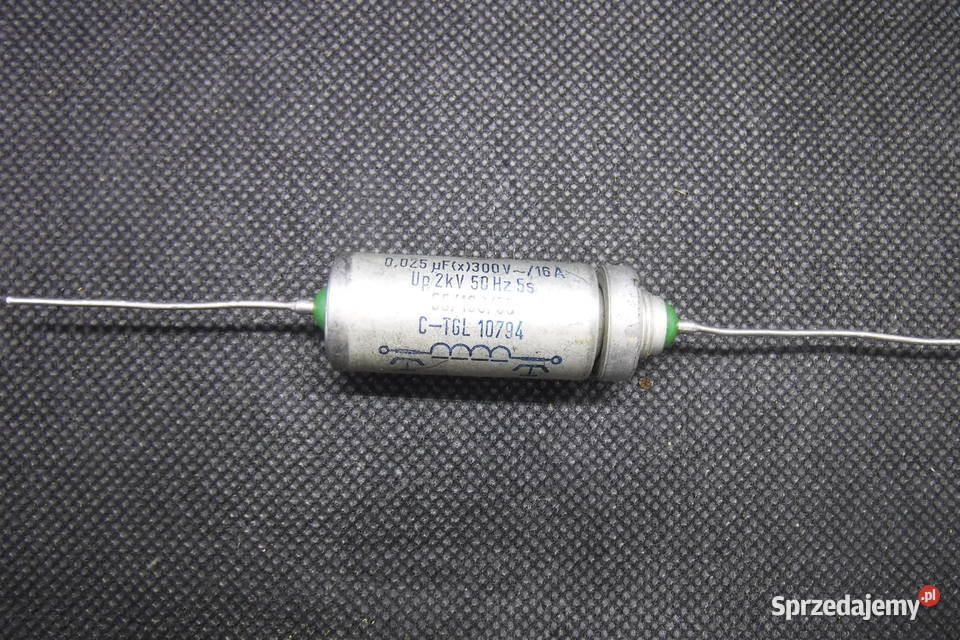 0025uFx300V16A Up 2kV 50Hz 5s CTGL 10794 Części i akcesoria sprzedam