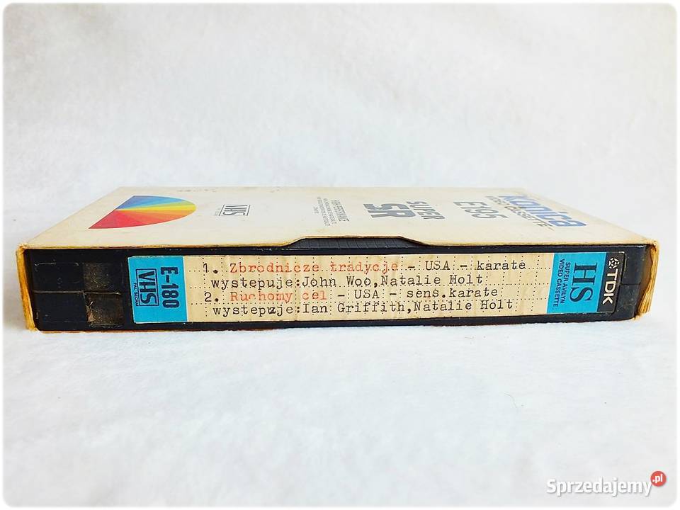 Kaseta VHS KONICA 180 minut Nagrane Filmy Żary sprzedam