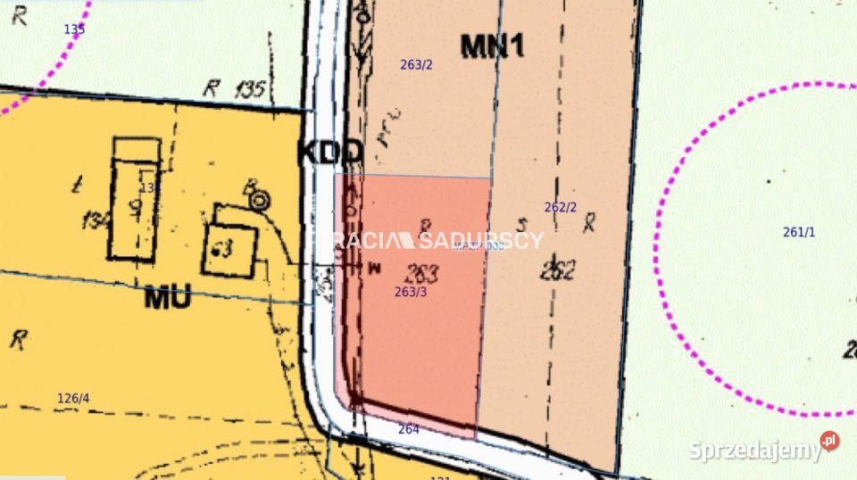 sprzedaży gruntu 2000m2 Bochnia małopolskie
