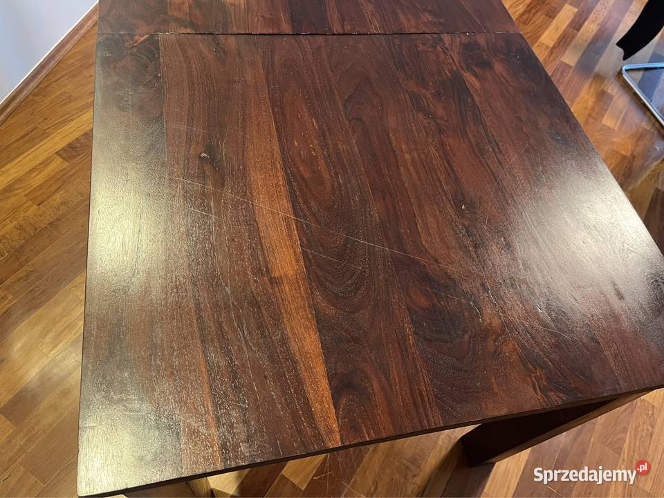 Stół rozkładany oryginalny indyjski lite drewno mazowieckie Warszawa