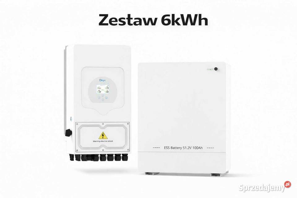 Zestaw Magazyn Inwerter LV 6 kW 512 kWh