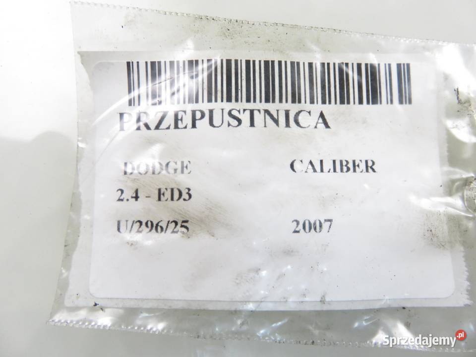 PRZEPUSTNICA DODGE CALIBER 24 DUAL VVT ED3 osobowe małopolskie