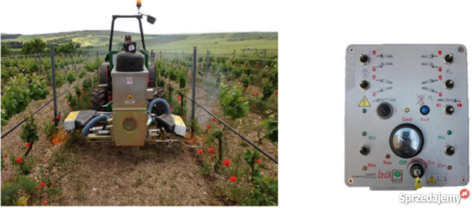 Wypalarka chwastów dwurzędowa do sadów winnic mazowieckie Warszawa sprzedam