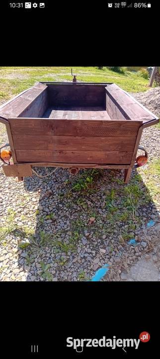 Przyczepka do traktora z hamulcem Nowy Sącz