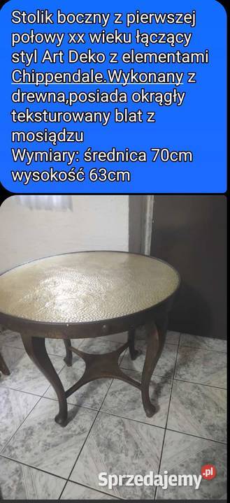 Stolik pierwsza połowa xx w Gniezno sprzedam