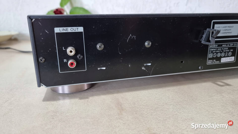 Sony odtwarzacz kompaktowy CD player CDP 211 Odtwarzacze CD i MD Międzychód sprzedam