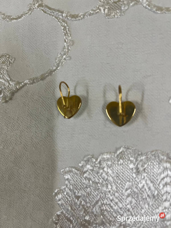 Kolczyki w kształcie serduszka Dla kobiet śląskie Bielsko-Biała