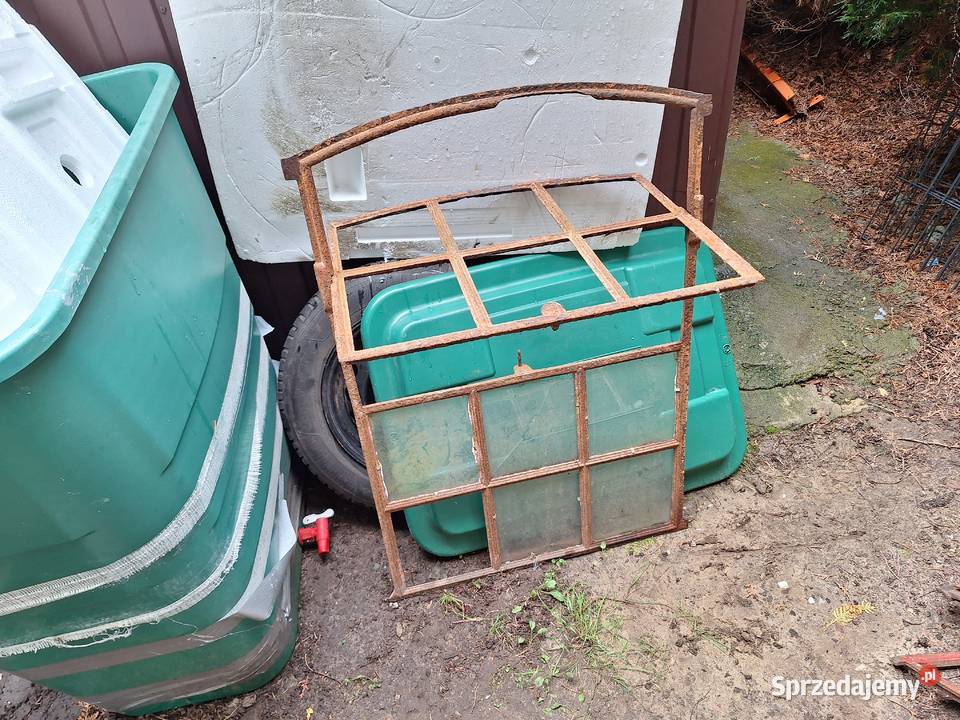 stare okno żeliwne góra uchylna Szczecinek