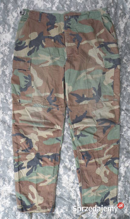 Spodnie BDU woodland large long NYCO 82r Wrocław