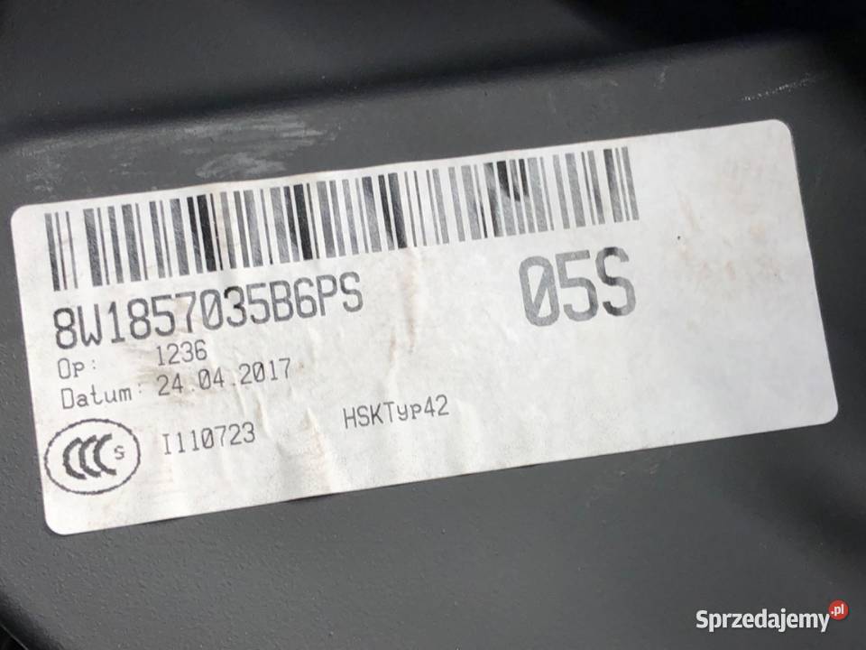 SCHOWEK PASAŻERA AUDI A4 B9 Kombi PÓŁKA DESKI osobowe