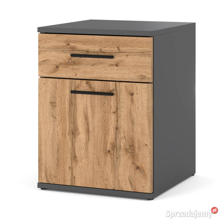 Szafka Nocna Drewniana 1 Szuflada Stolik 40cm
