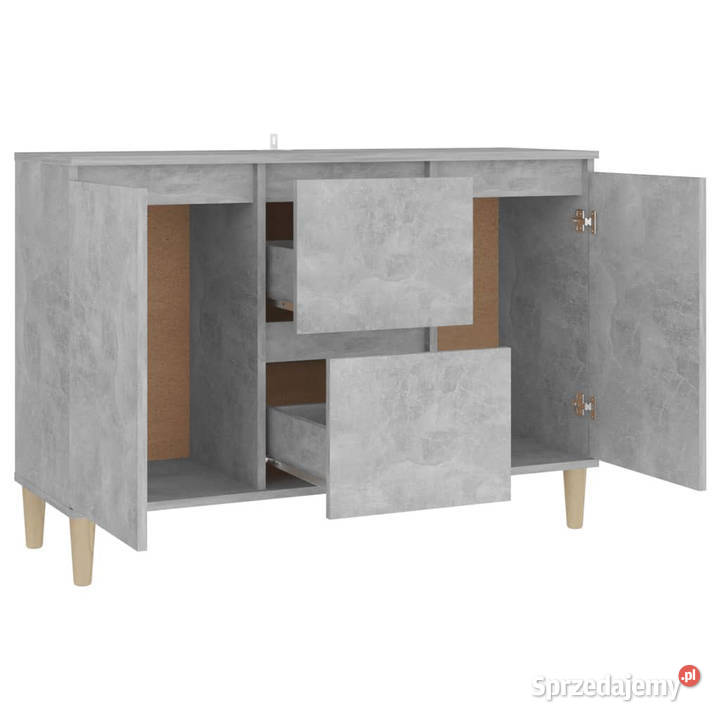 Szafka szarość betonu 101x35x70 materiał Warszawa