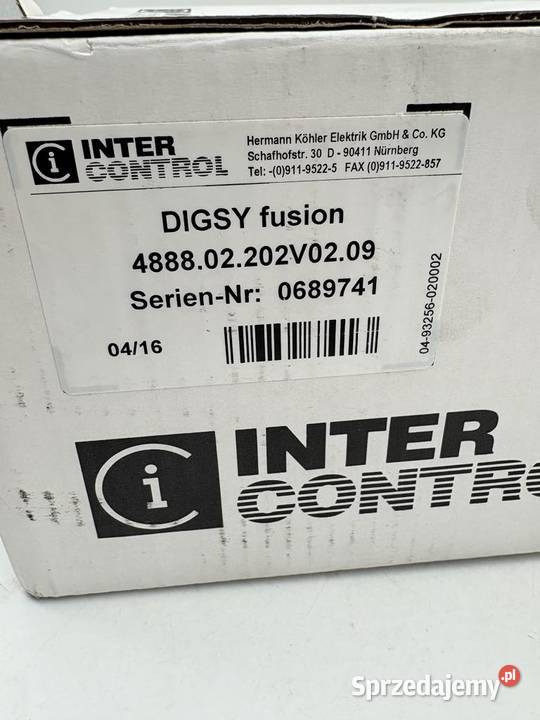InterControl DIGSY fusion 488802202V0209 Warszawa