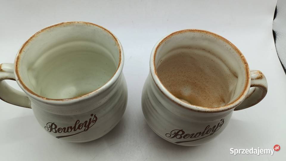 Dwa ceramiczne kubki na kawę Bewleys Zamość