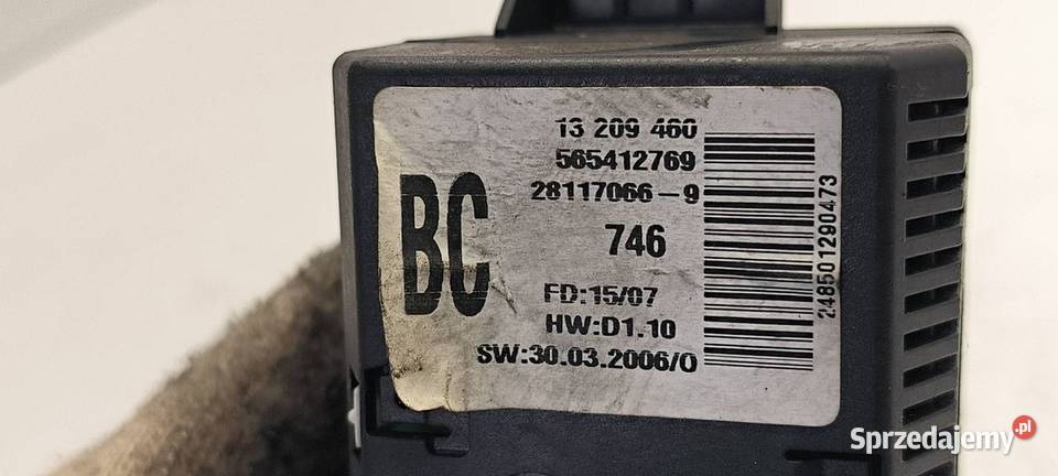 WYŚWIETLACZ PANEL OPEL CORSA D 13209460 Lipno