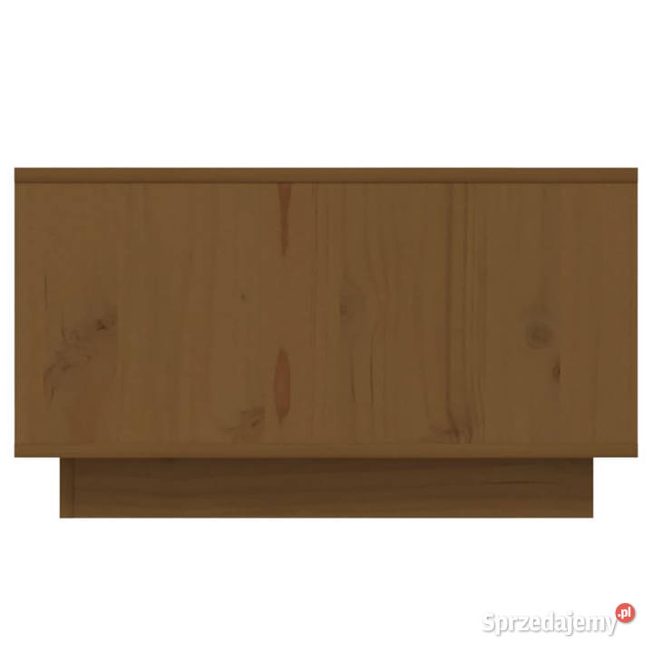 Stolik kawowy miodowy brąz 55x56x32 lite drewno mazowieckie